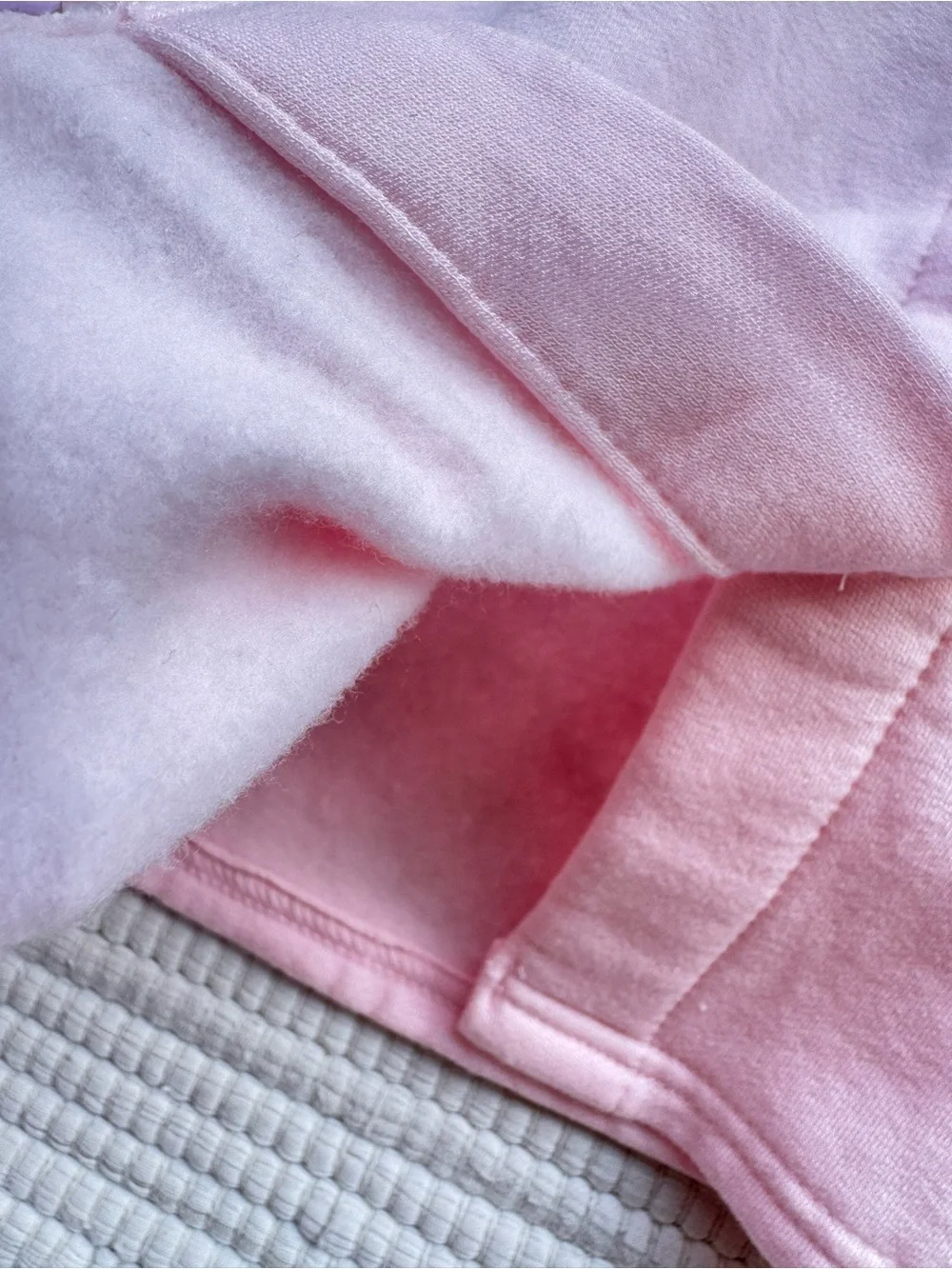 Victoria’s Secret Luxe Modal Fleece Shacket Jacket Pink NWT Medium - Picture 5 of 12